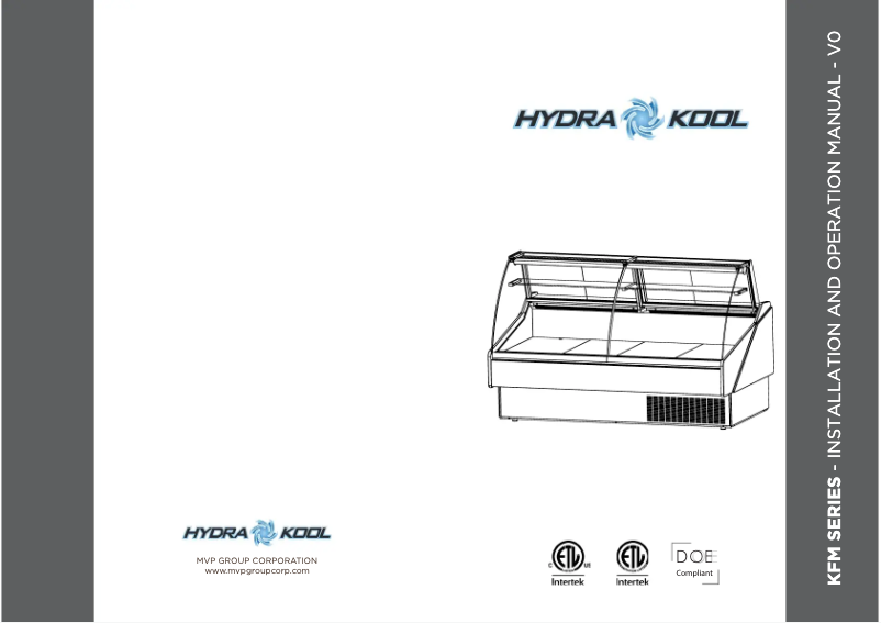 Page n°1 - Manuel utilisateur Hydra Kool KFM-SF-120-S