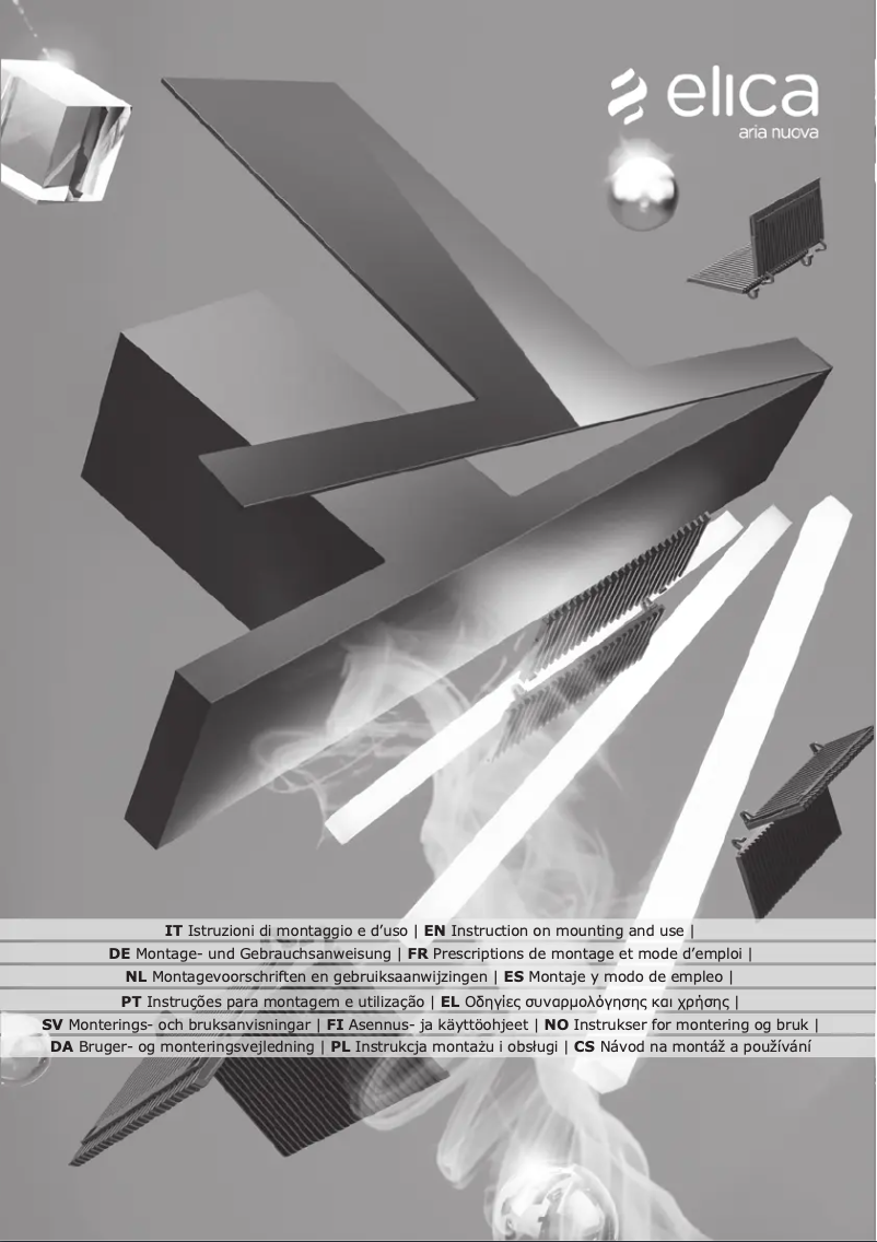 Page 1 de la notice Manuel utilisateur Elica ILLUSION PRF0172645B