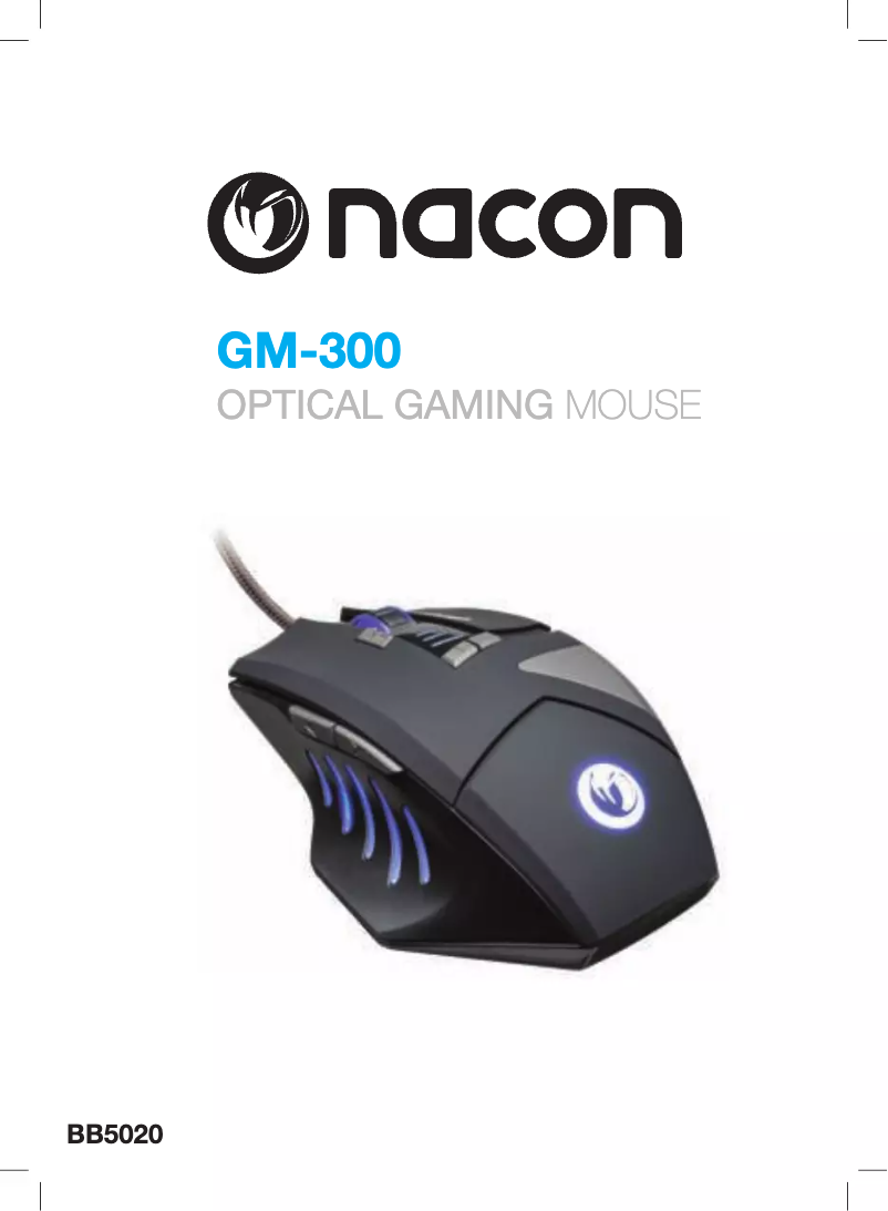 Image de la première page du manuel de l'appareil GM-300
