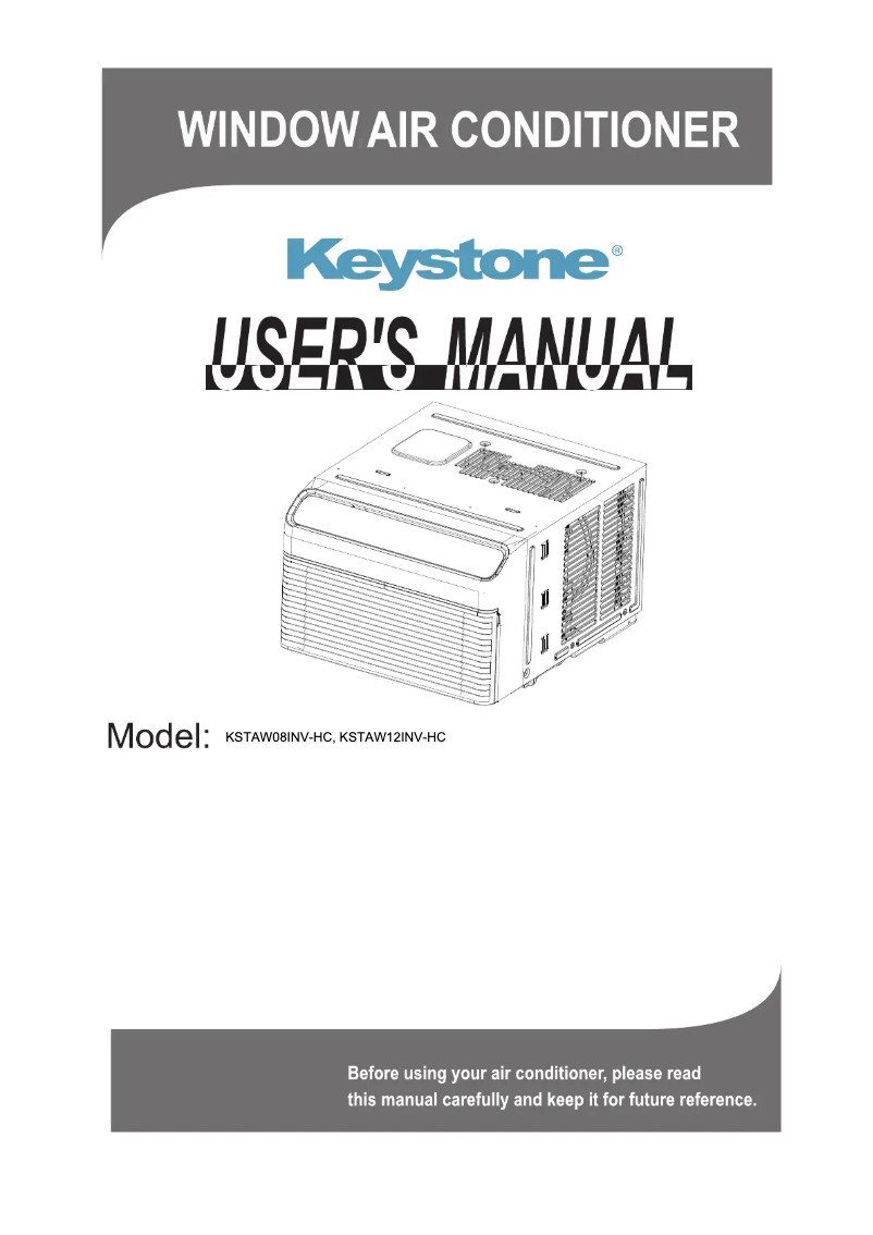 Page n°1 - Manuel utilisateur Keystone KSTAW12INV-HC