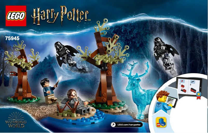 Page 1 de la notice Manuel utilisateur Lego Harry Potter 75945