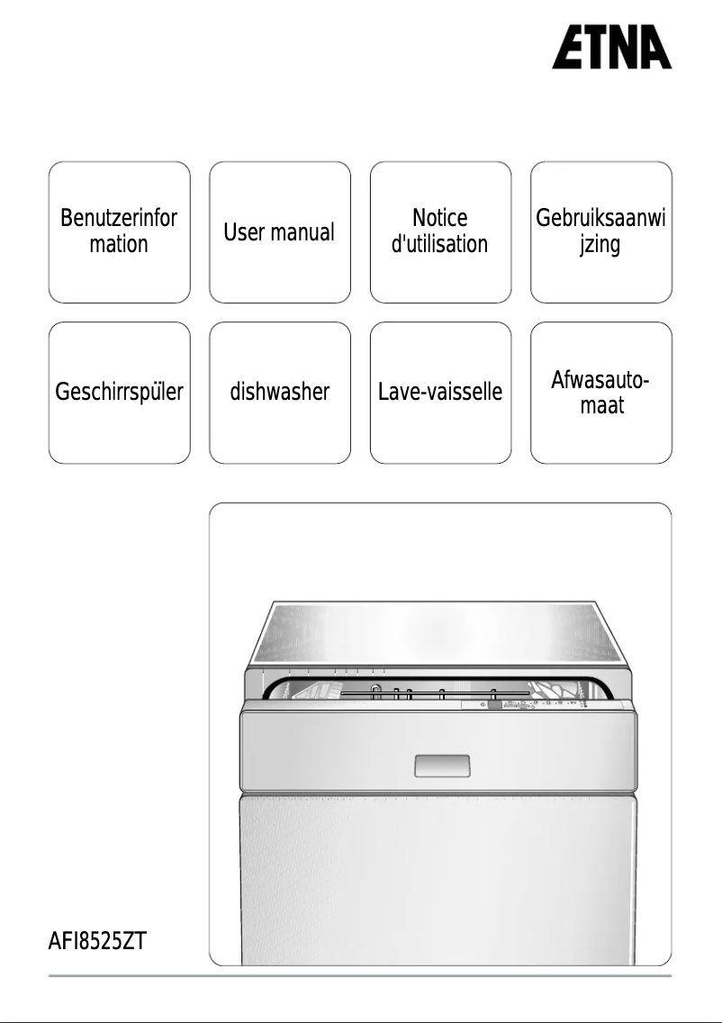 Page 1 de la notice Manuel utilisateur Etna AFI8525