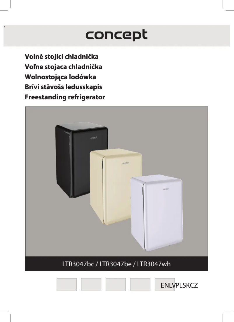 Page n°1 - Manuel utilisateur Concept LTR3047WH