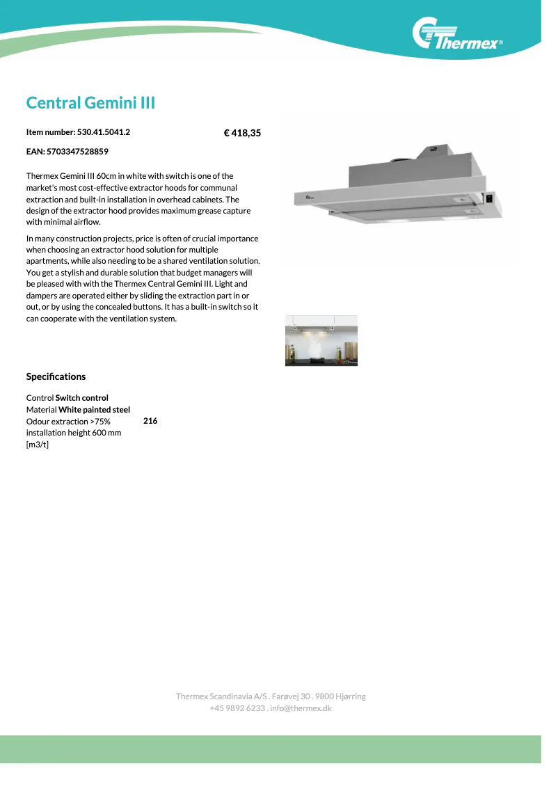 Image de la première page du manuel de l'appareil Gemini III