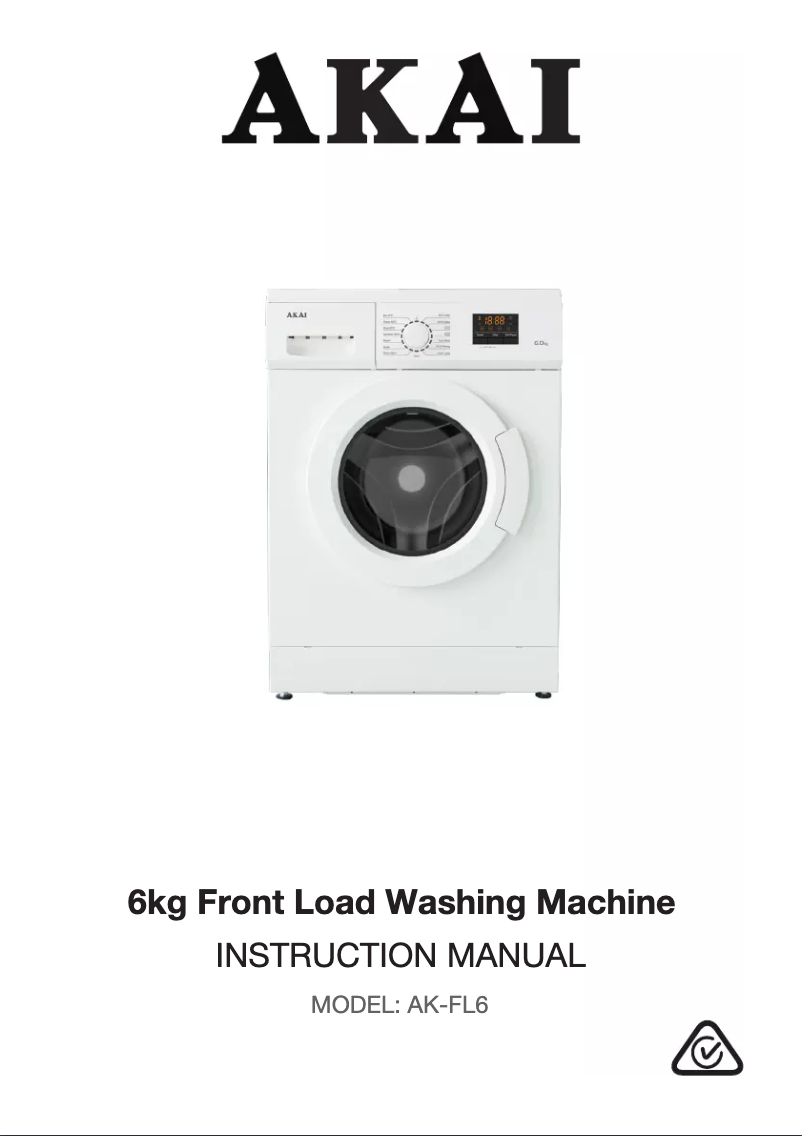 Page 1 de la notice Manuel utilisateur AKAI AK-FL6