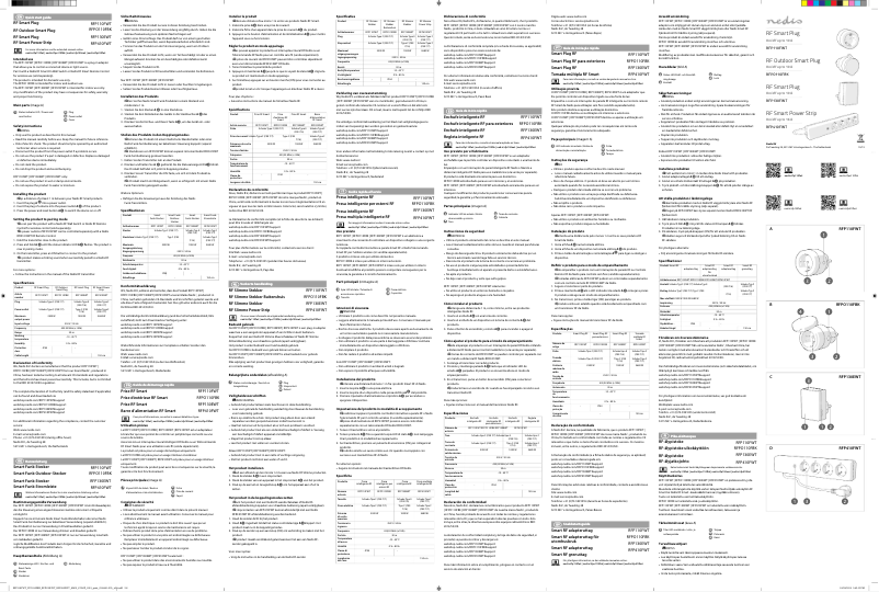 Page n°1 - Manuel utilisateur Nedis RFP410FWT