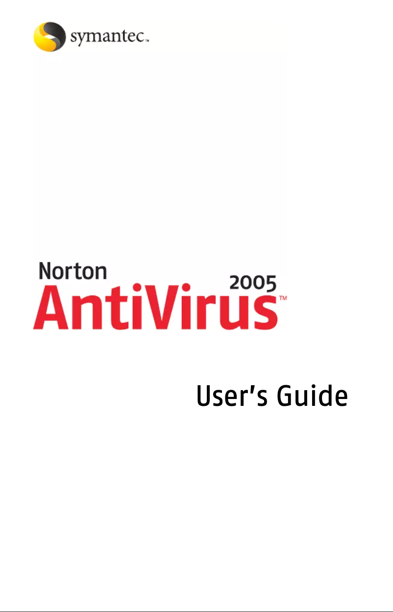 Image de la première page du manuel de l'appareil AntiVirus 2005