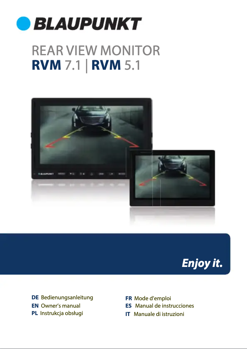 Image de la première page du manuel de l'appareil RVM 7.1