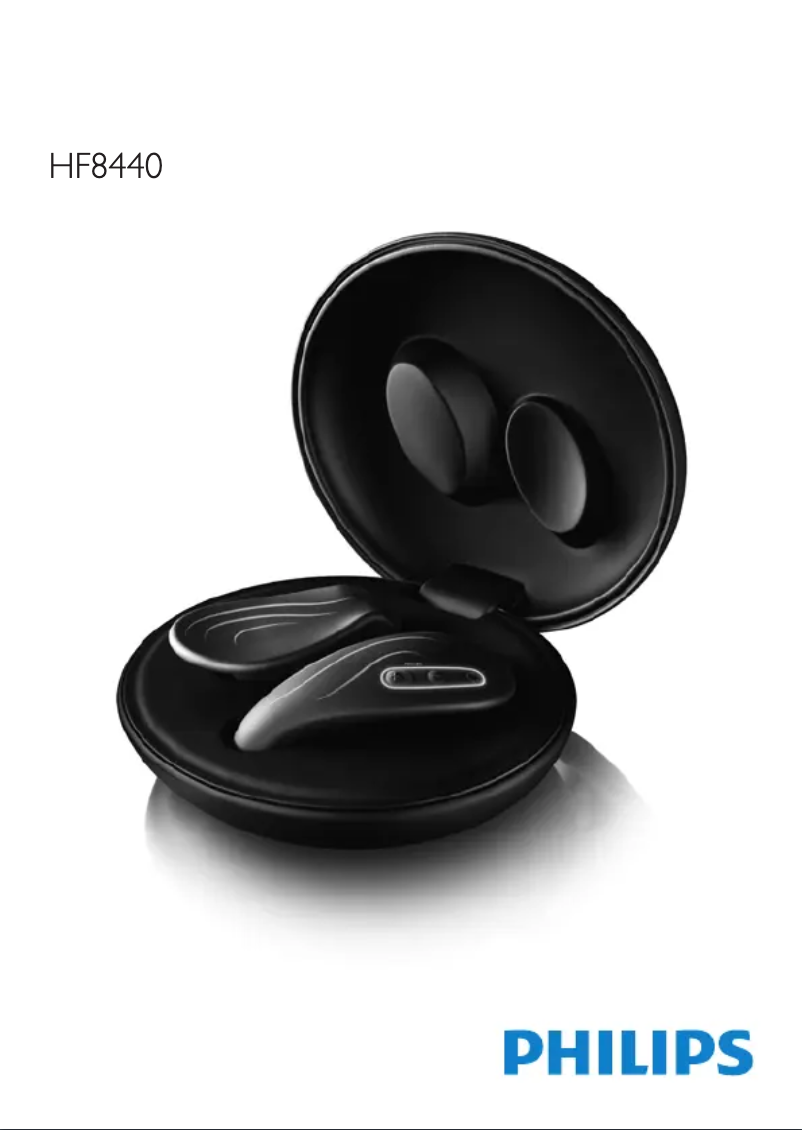 Page 1 de la notice Manuel utilisateur Philips HF8440