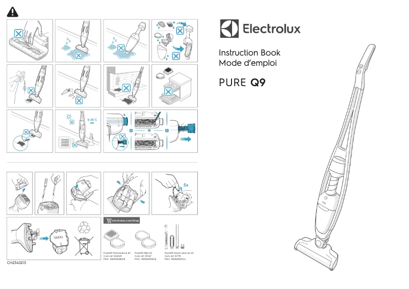 Page 1 de la notice Manuel utilisateur Electrolux Pure Q9 PQ91-ANIMS