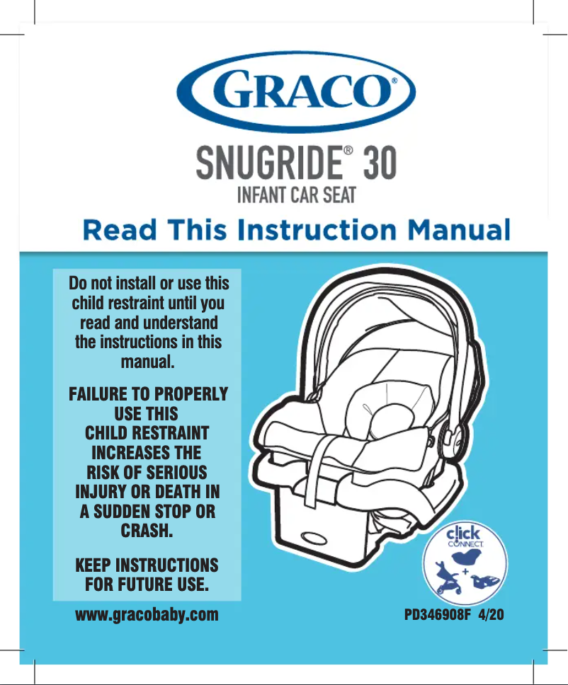 Page n°1 - Guide de démarrage rapide Graco SnugRide 30 LX