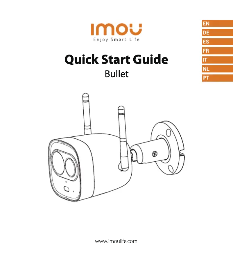 Image de la première page du manuel de l'appareil New Bullet