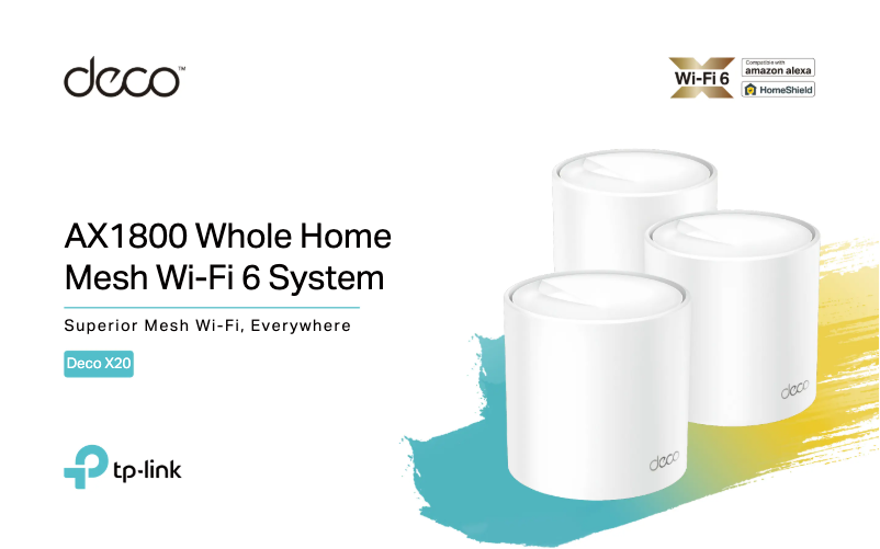 Page 1 de la notice Fiche technique TP-Link Deco X20