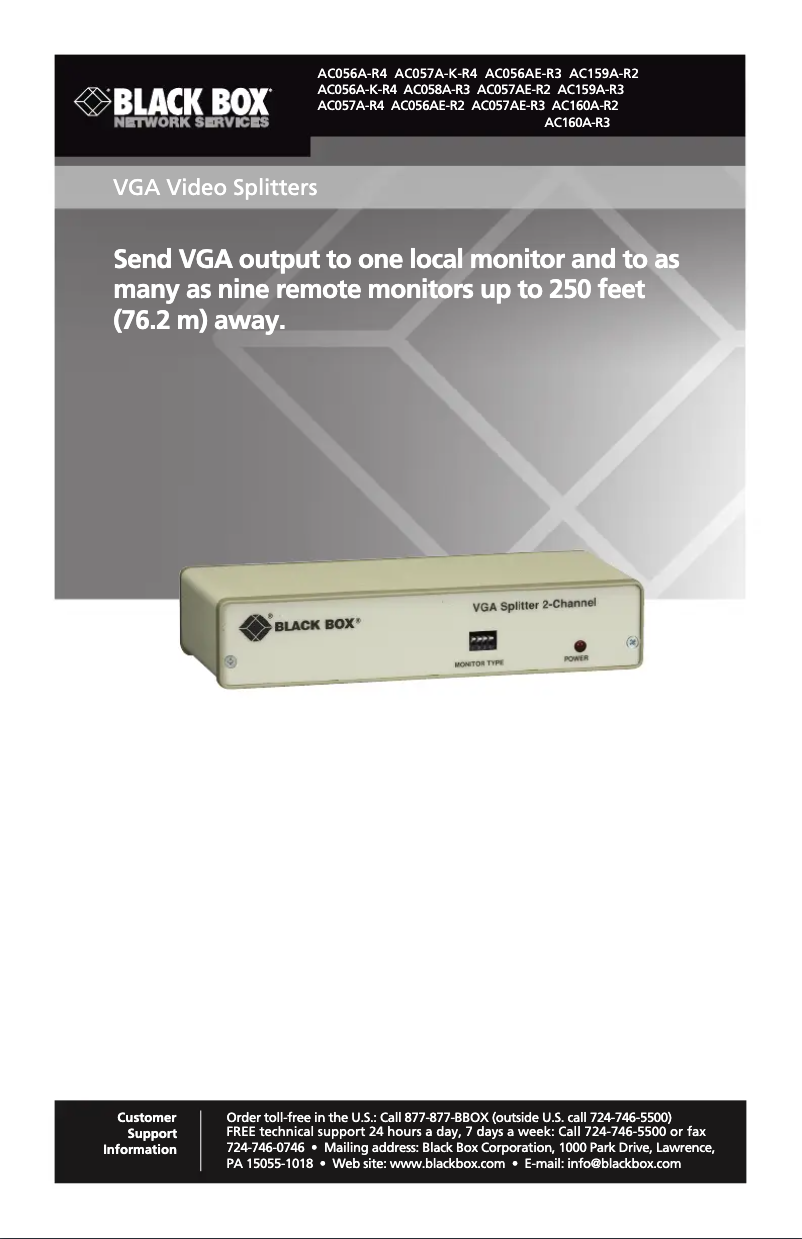 Image de la première page du manuel de l'appareil AC057A-K-R4