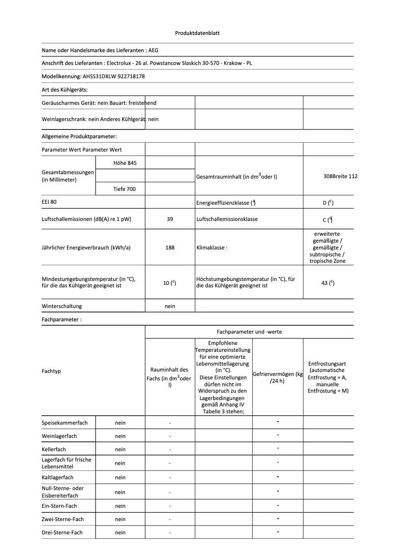 Image de la première page du manuel de l'appareil AHS531DXLW
