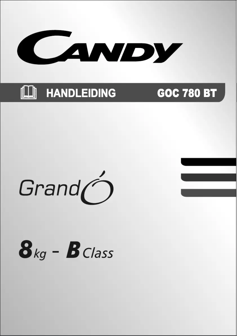 Page 1 de la notice Manuel utilisateur Candy GOC 780 BT-S
