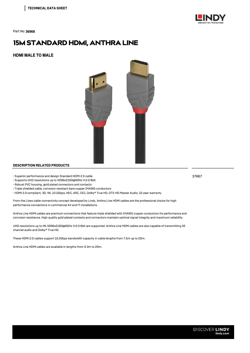 Page n°1 - Manuel utilisateur Lindy 36968