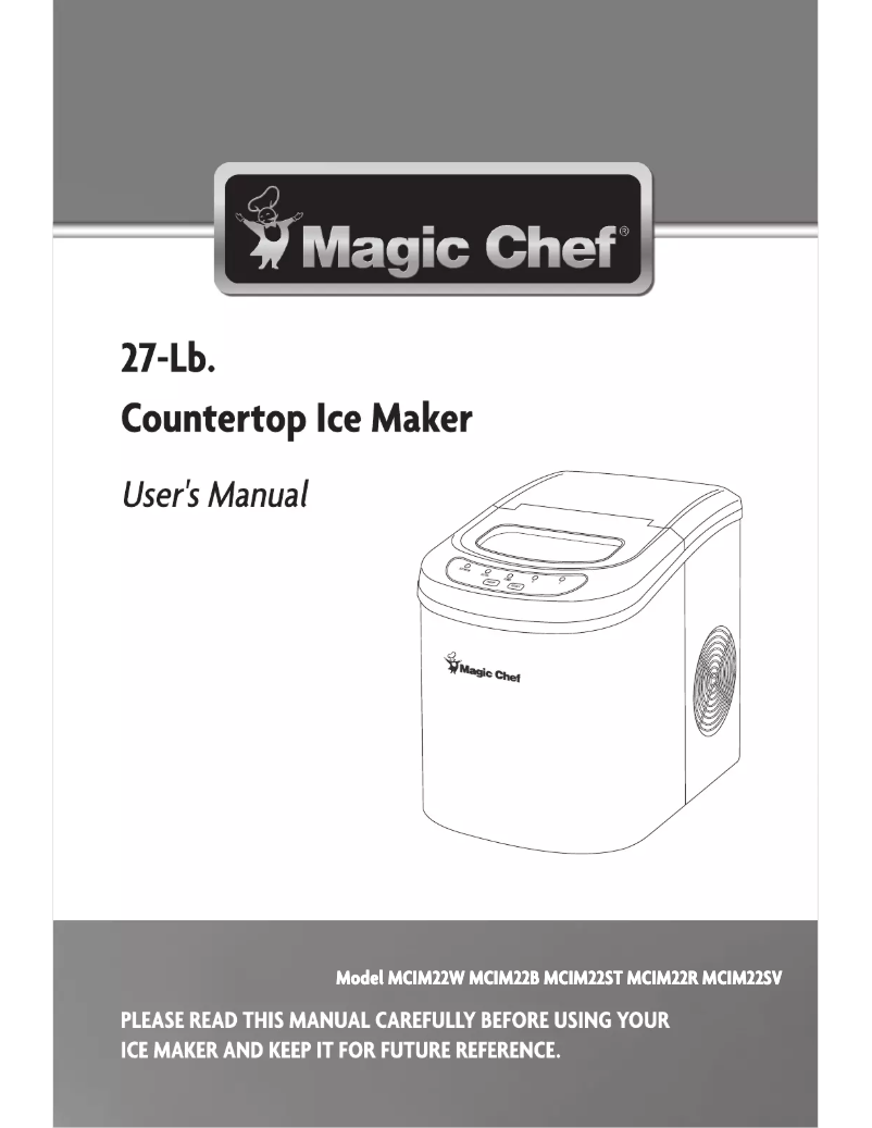 Page 1 of the manual User Manual Magic Chef MCIM22R