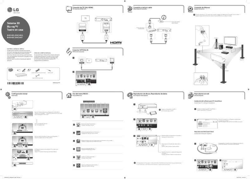 Imagen de la primera página del manual del dispositivo BH6340H