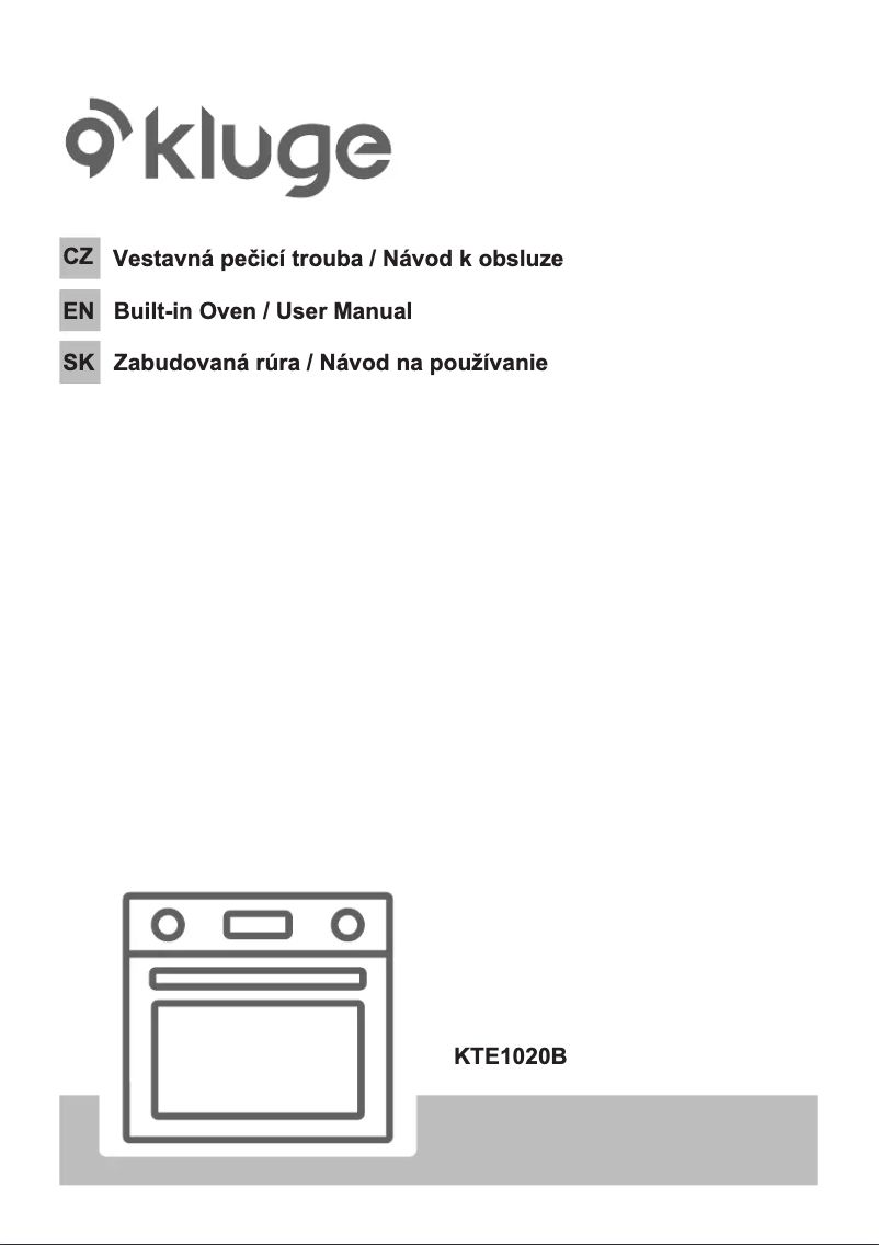Page 1 de la notice Mode d'emploi Kluge KTE1020B