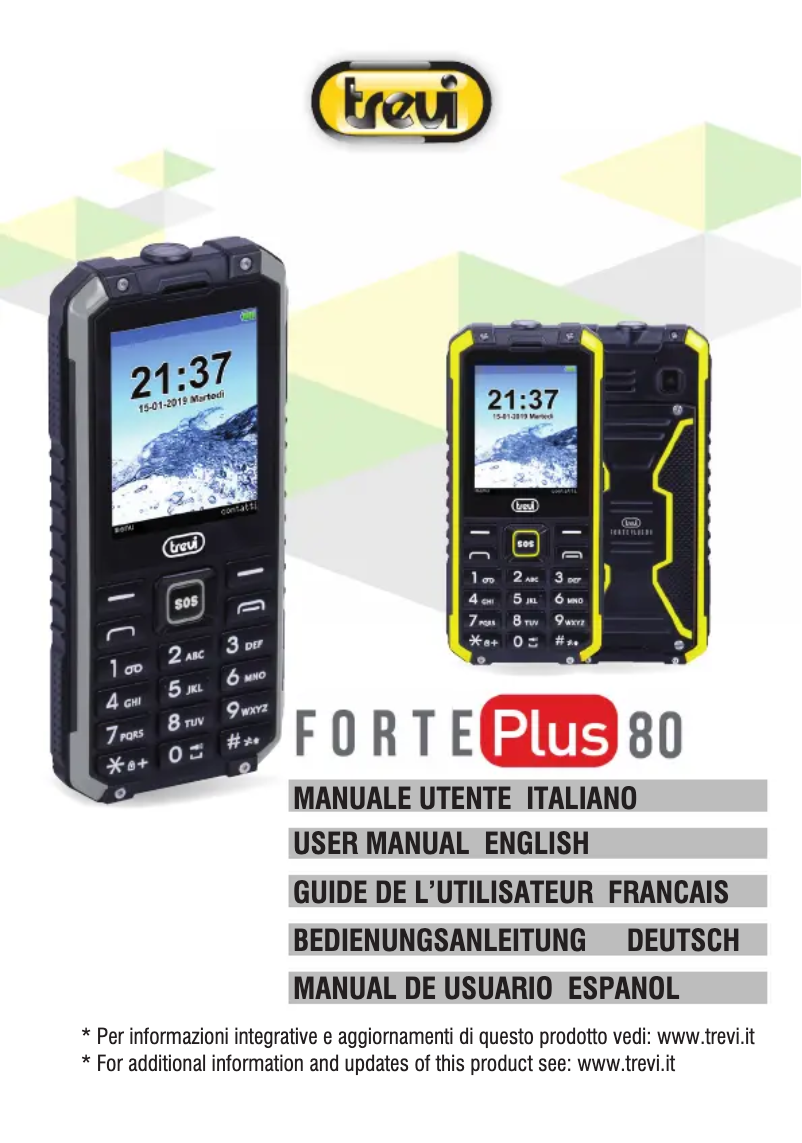 Image de la première page du manuel de l'appareil Forte PLUS