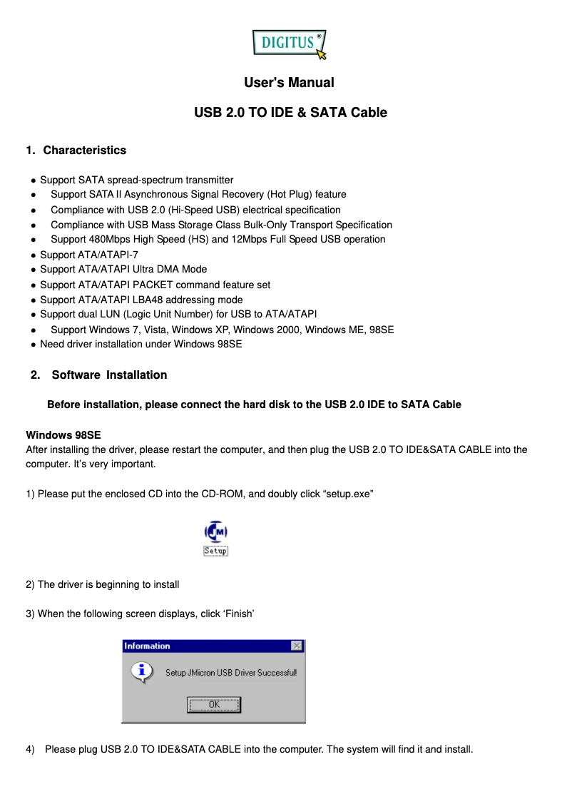 Page n°1 - Manuel utilisateur Digitus DA-70200
