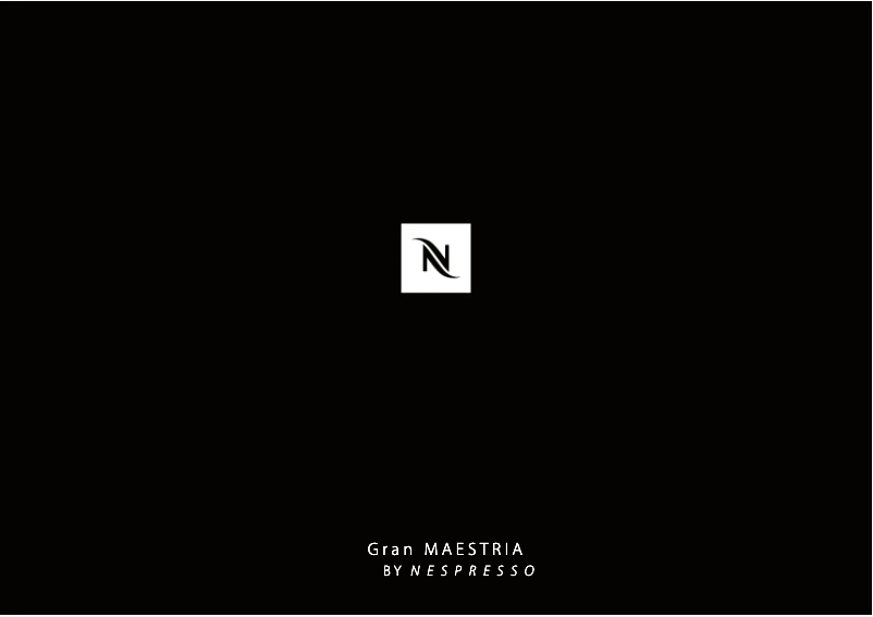 Page n°1 - Manuel utilisateur DeLonghi Gran Maestria EN 470