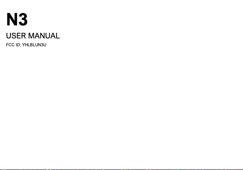 Página 1 del manual Manual de usuario BLU Bold N3
