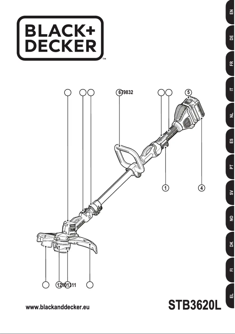 Image de la première page du manuel de l'appareil STB3620L