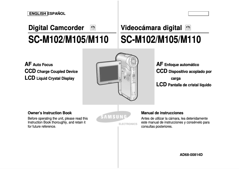 Page 1 de la notice Manuel utilisateur Samsung SC-M105