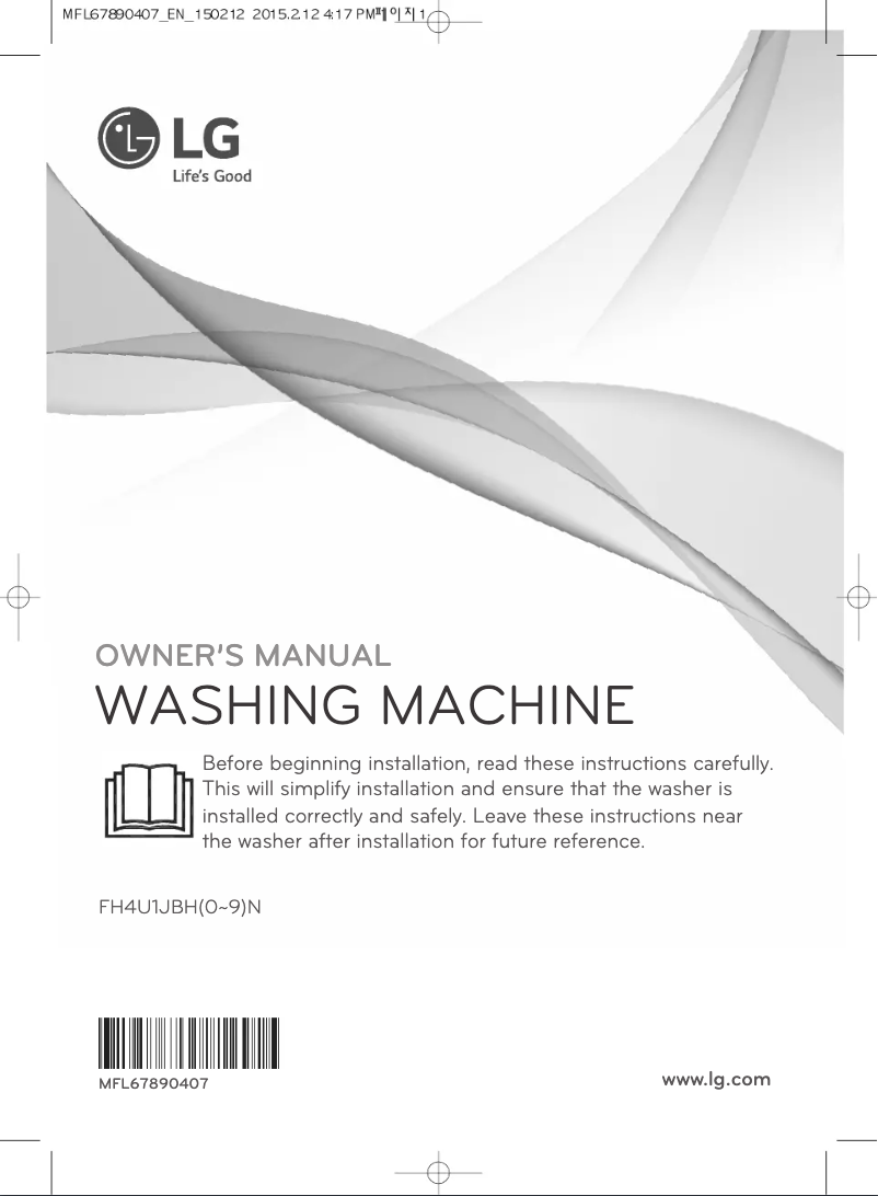 Page n°1 - Manuel utilisateur LG FH4U1JBH