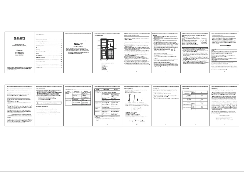 Page 1 de la notice Manuel utilisateur Galanz GLR74BWER12