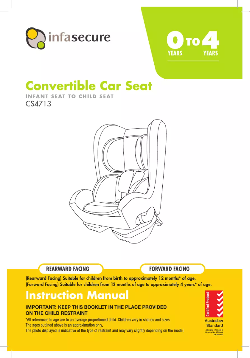 Image de la première page du manuel de l'appareil Serene