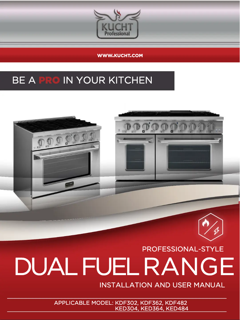 Page 1 de la notice Manuel utilisateur Kucht KDF302