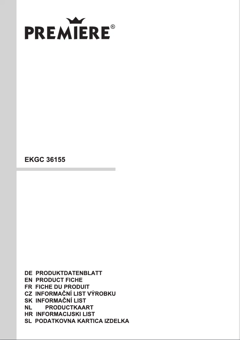 Page n°1 - Fiche technique Amica BK3055.6NFM