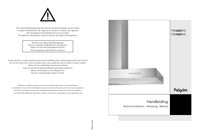 Image de la première page du manuel de l'appareil PSK 660