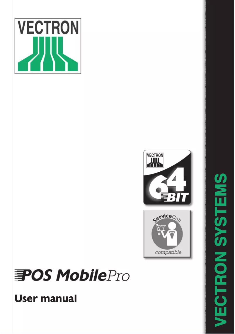 Image de la première page du manuel de l'appareil POS MobilePro