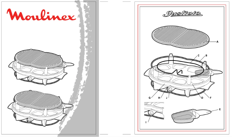 Image de la première page du manuel de l'appareil Gustivio CF3