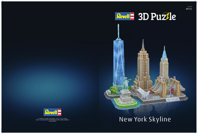 Page n°1 - Manuel utilisateur Revell 3D Puzzle New York Skyline