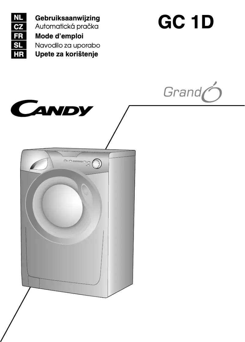 Page n°1 - Manuel utilisateur Candy GrandO Comfort GC 1461 D