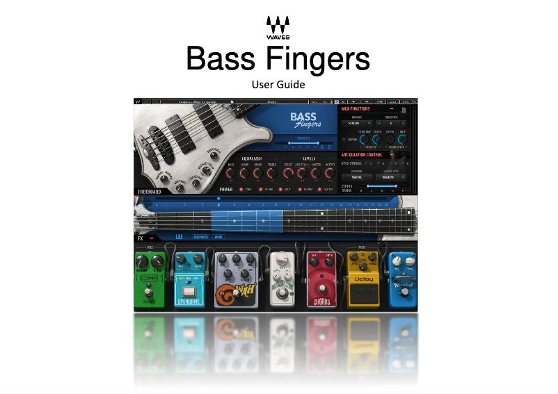 Page 1 de la notice Manuel utilisateur Waves Bass Fingers