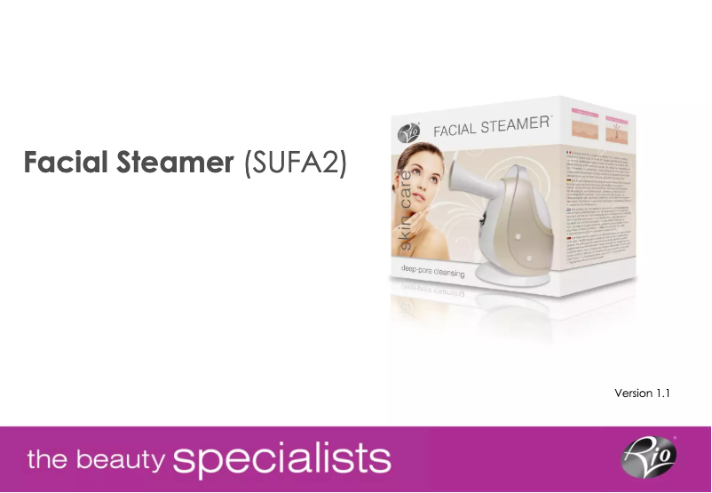 Image de la première page du manuel de l'appareil SUFA2