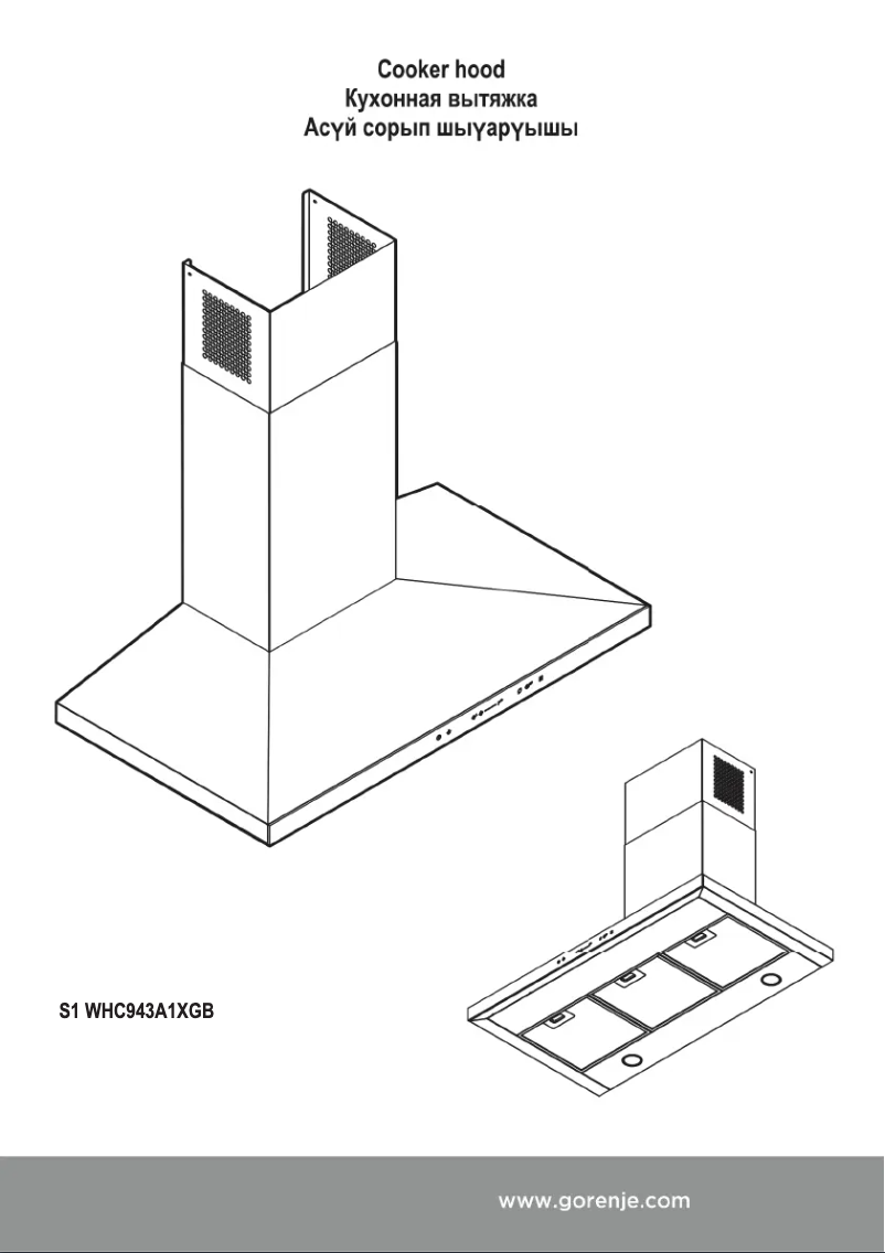 Page 1 de la notice Manuel utilisateur Gorenje WHC943A1XGB