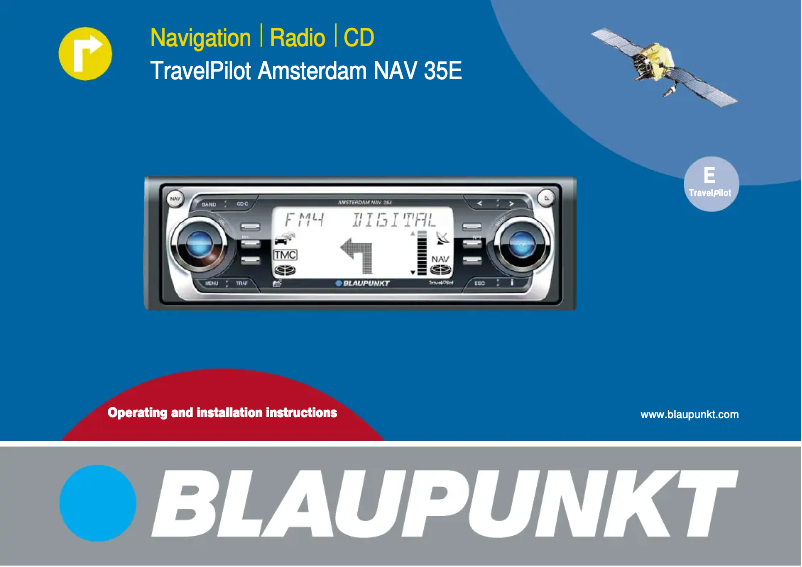 Página 1 del manual Manual de usuario Blaupunkt Amsterdam NAV35E