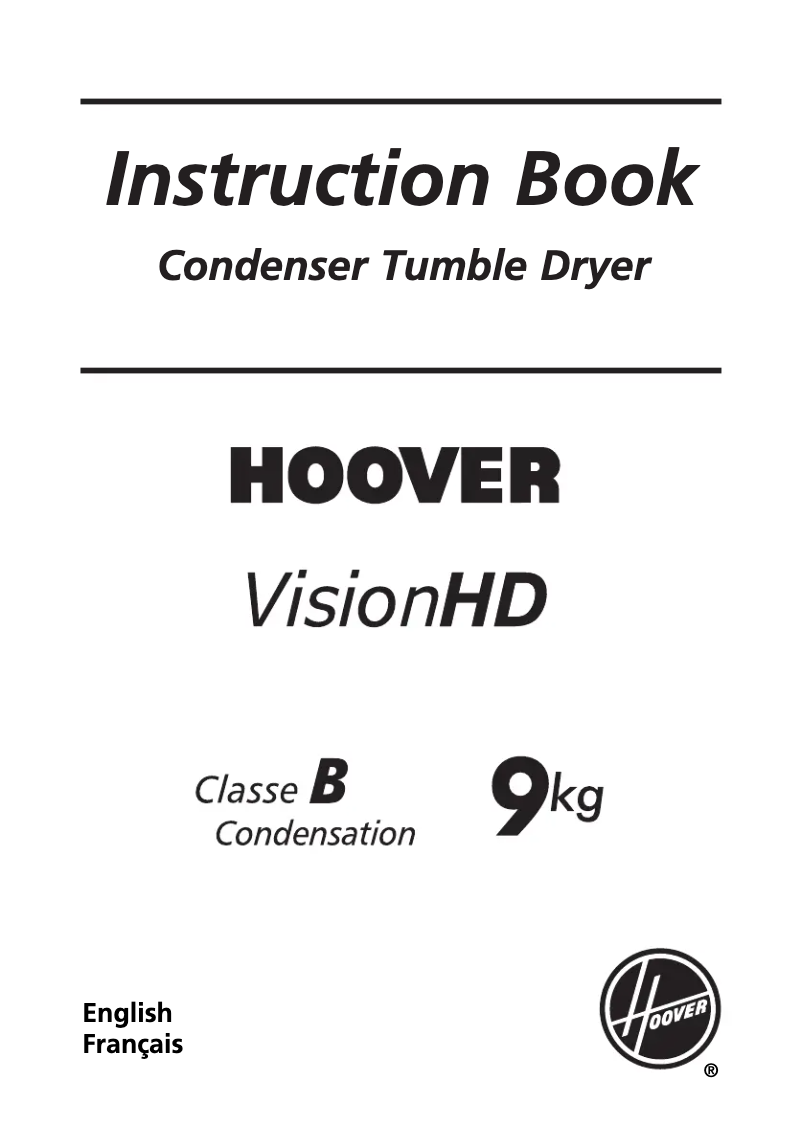 Page n°1 - Manuel utilisateur Hoover VHC 391 XT