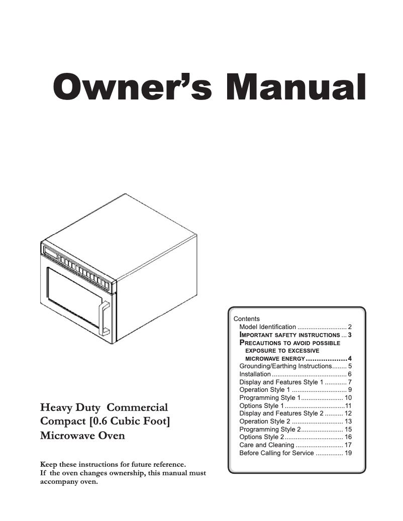 Page 1 de la notice Manuel utilisateur ACP HDC212
