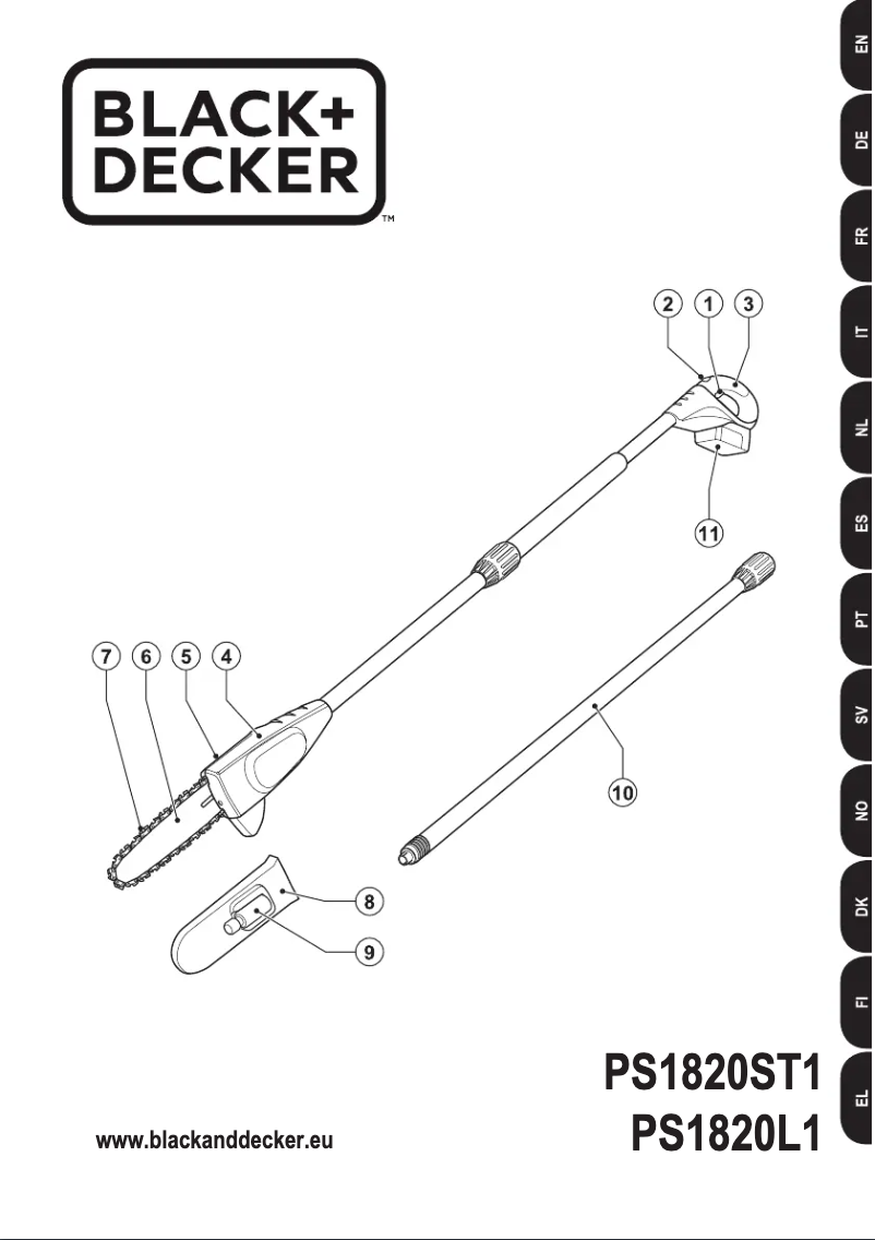 Page n°1 - Manuel utilisateur Black & Decker PS1820L1