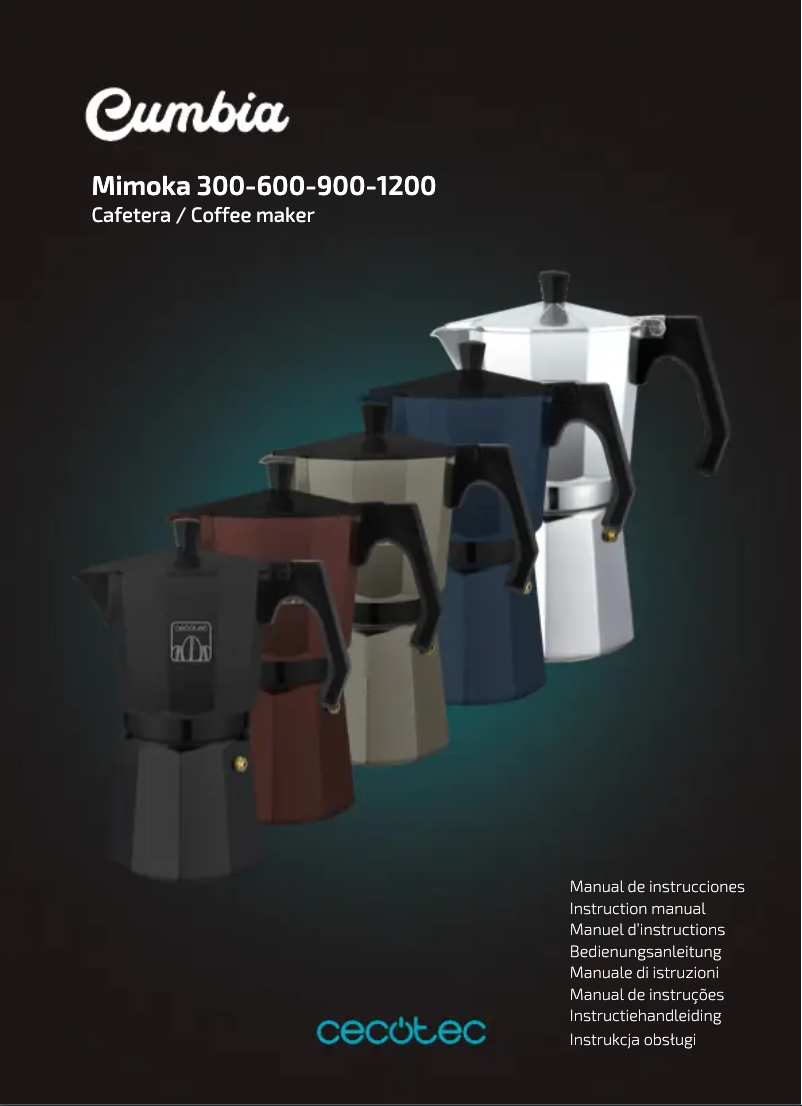 Page n°1 - Manuel utilisateur Cecotec Mokclassic 600