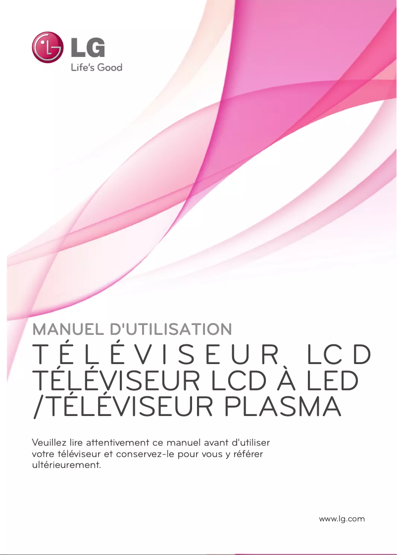 Page n°1 - Manuel utilisateur LG 32LV2510
