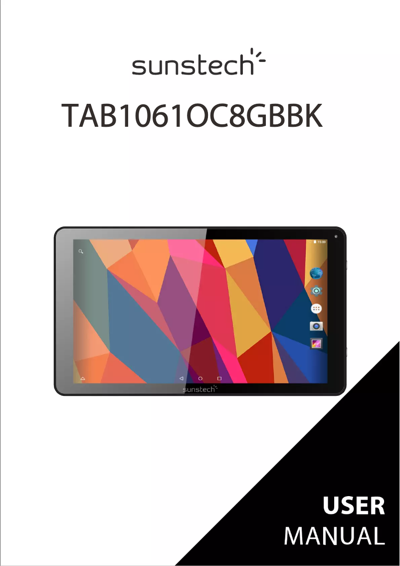 Page n°1 - Manuel utilisateur Sunstech Tab 1061 OC